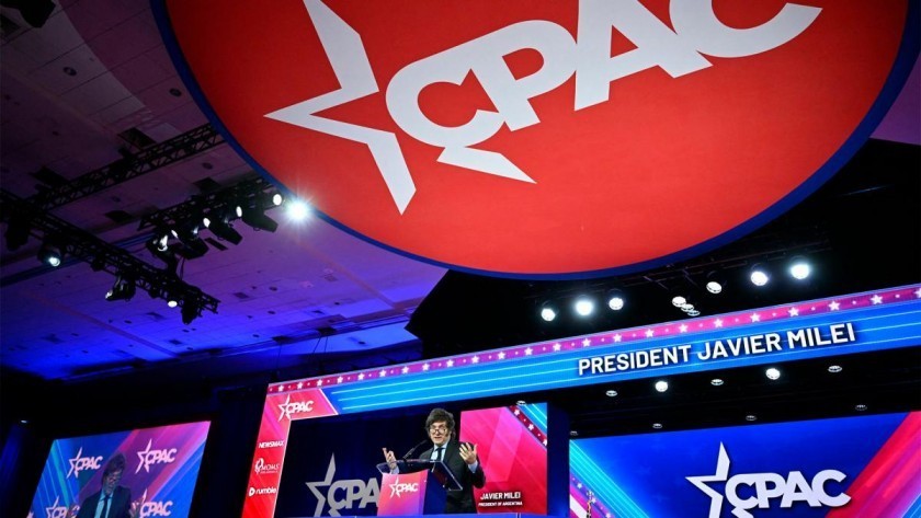 Milei se reunió con Trump en la conferencia conservadora que se realiza en Washington