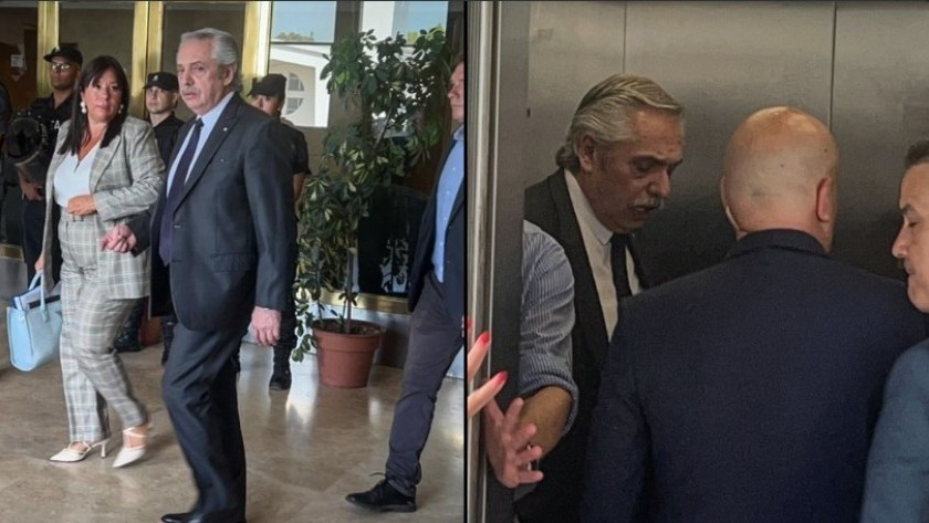 Caso Yañez: Alberto Fernández entregó un escrito y se negó a contestar preguntas