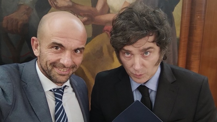 Milei reemplazó a Franco Mogetta como secretario de Transporte