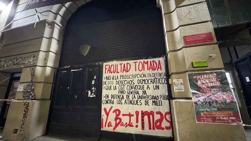 Paro universitario y toma de facultades, en repudio a la condena a Cristina Kirchner