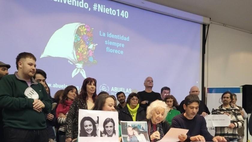 Abuelas anunció la restitución del nieto 140: “Es un bálsamo para seguir