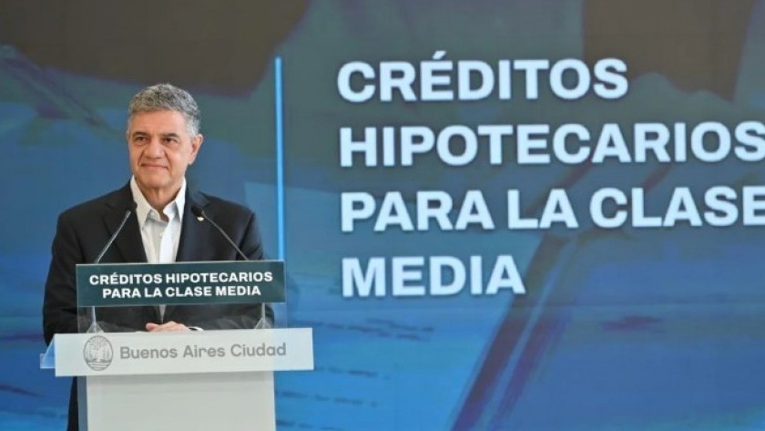 Jorge Macri anunció créditos hipotecarios para la primera vivienda de la clase media