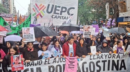 Córdoba: el dolor por Agostina transformó la marcha en un masivo pedido de justicia