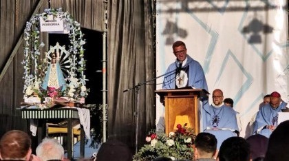 García Cuerva llamó a la unidad en Luján y advirtió que la Argentina está “herida” y dividida