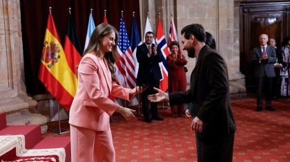 Lionel Messi recibió el Premio Princesa de Asturias y recordó a su padre Jorge