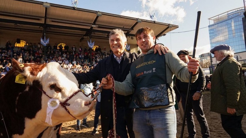 Mauricio en La Rural: “El futuro es con el campo, no contra el campo”